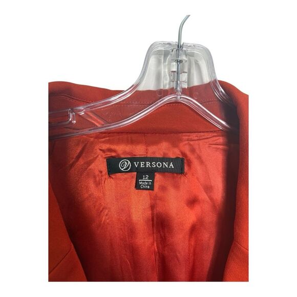 Versona Orange blazer jacket size 12 - Picture 3 of 5
